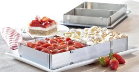 Resigilat: Forma de copt Kinghoff KH 1907, Reglabila 27,5-52,4 cm, Otel inoxidabil, Argintiu