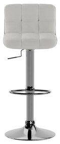 STONES Scaun din piele ecologică 36cm X 38.5cm H. 83/98cm | Aosom Romania