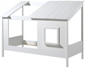 Pat copii Vipack (26) 90 X 200 CM ALB