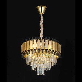 Candelabru Cristal, Elit's, AURIU-NEGRU