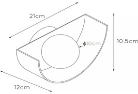 Aplică Lucide 45201/01/33 BENNI 1xG9/28W/230V