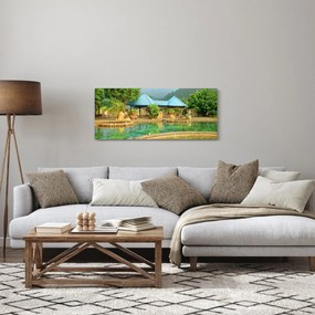 Shanghai hotel park (120x50 cm)