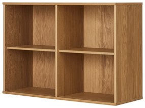 Bibliotecă în culoare naturală cu aspect de lemn de stejar suspendată 89x61 cm Mistral – Hammel Furniture