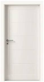 Usa Interior din MDF Novo Doors NDF01 LUX PREMIUM SOFT TOUCH, Cadru din Lemn Masiv, KIT COMPLET, Toc Reglabil de 10 CM INCLUS, Plinta pe Ambele Parti