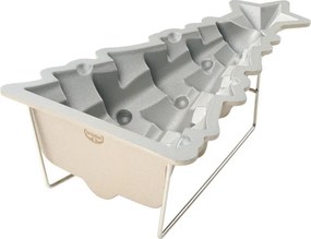 Formă de copt „Brad de Crăciun” Dr. Oetker 1392, 1 l, fabricată în Germania, până la 230 °C, 3D, șampanie