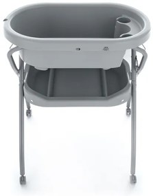 Masă de înfășat cu cădiță PETITE&MARS SPA 3 în 1 gri