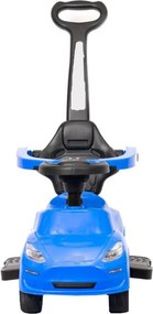 Masinuta copii si bebe NOVOKIDS™ Top Racer, Cu melodii si lumini, Maner de impins pentru parinti detasabil, Functie trotineta fara pedale, Pentru