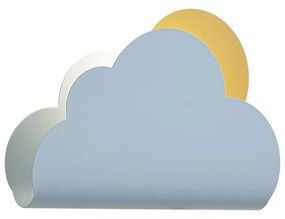 Lampă de perete pentru copii nor albastru cu soare - Cloudy
