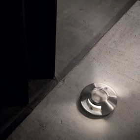 Ideal Lux - Lampă LED îngropată ROCKET, 3W, 230V, CRI 90, IP67, crom mat