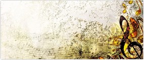 Tablou - Puterea muzicii (120x50 cm)