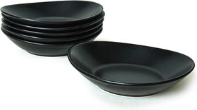 Set 6 boluri 275KRM2214, negru, ceramica, 550 ml