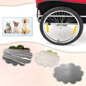 Remorcă pliabilă pentru bicicletă pentru animale de companie