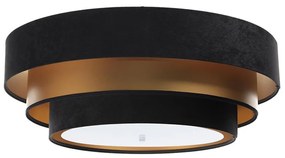 Lustr TRINITI 2xE27/60W/230V negru/auriu