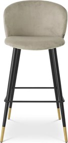 Scaun de bar design elegant LUX Volante, bej 115732 HZ