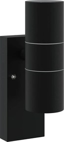 vidaXL Lumină de perete pentru exterior Negru 7 x 10 x 22 cm