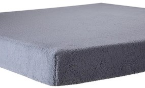 Cearceaf elastic cu blăniţă SHERPA, gri 90 x 200 cm