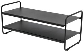 Pantofar negru din oțel 33x33x80 cm A-Shoe – Zone