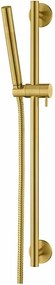 Set de dus cu bara si suport culisant Omnires Microphone auriu periat