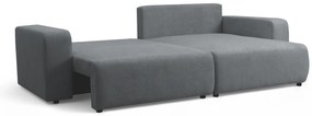 Colțar extensibil Avia L universal - gri stofă boucle Gerra 70