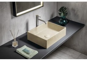 Sapho - Lavoar pentru blat FORMIGO 47,5x36,5 cm beton/bej