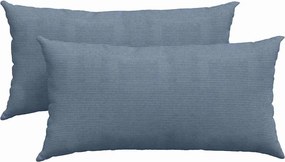 vidaXL Perne pentru canapea 2 pcs albastru 80 x 40 cm