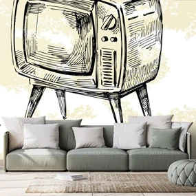 Tapet televizor retro