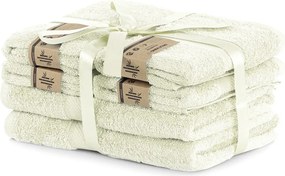 Set 6 prosoape DecoKing Bamby Ecru, crem deschis