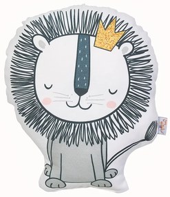 Pernă din amestec de bumbac pentru copii Mike & Co. NEW YORK Pillow Toy Lion, 33 x 28 cm