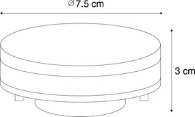 Set de 5 becuri LED GX53 Dim to Warm 7W 750 lm 2700K-4000K