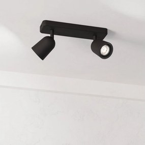 Eglo 901953 - Spot CAMALDOLI 2xGU10/10W/230V negru