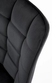 Scaun de bucaterie Jordan, negru