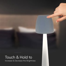 Lampă LED tactilă reîncărcabilă dimabilă de masă LED/3W/5V 3000-6000K alb