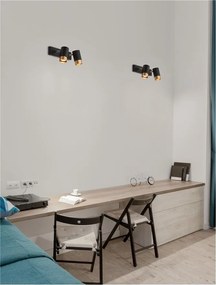 Plafoniera moderna minimalista cu 2 spoturi POGNO