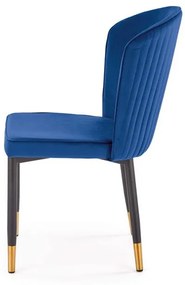 Scaun K446 Velvet Bleumarin – l51 x A55 x h86 cm
