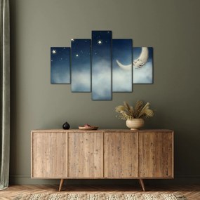 Tablou - Luna cu stele (150x105 cm)