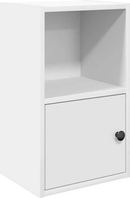 vidaXL Bibliotecă, alb, 31x24x52 cm, lemn prelucrat