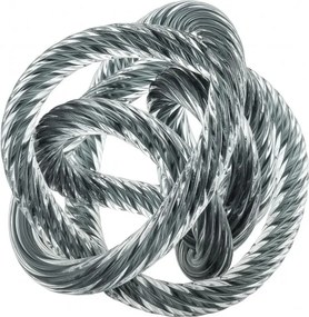 Obiect decorativ LUX Dominico M, diam.15cm gri 113528 HZ