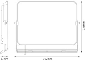 Osram - Proiector LED Floodlight 100W 230V 3000K IP65