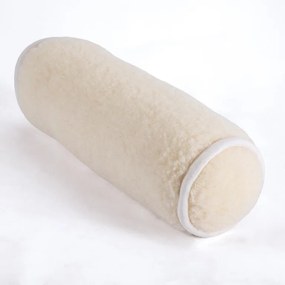 Pernă relaxantă din lână de oaie, cilindru