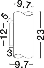 Aplica de perete LED decorativa SARIN