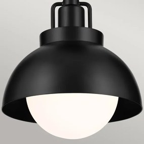 Lampă de perete Kichler KL-NIVA-1W-1P-BK NIVA 1xE27/40W/230V negru