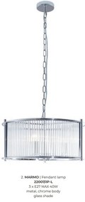 Lustra suspendata eleganta design modern MARMO