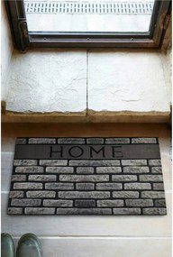 Covor HOME, 40x60 cm, forma dreptunghiulara, PVC, gri