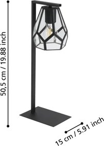 Lampă de masă MARDYKE 1xE27/40W/230V Eglo 43646