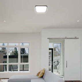 Plafonieră LED cu senzor pentru baie LED/36W/230V 4000K IP44 negru