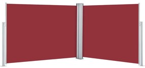 Copertina laterala retractabila, rosu, 170 x 1000 cm Rosu, 170 x 1000 cm