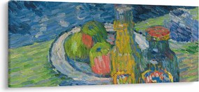 Tablou - Alexej von Jawlensky, Still Life with Bottles and Fruit, reproducere (120x50 cm)