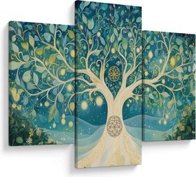Tablou – Arbore magic cu spirale (90x60 cm)
