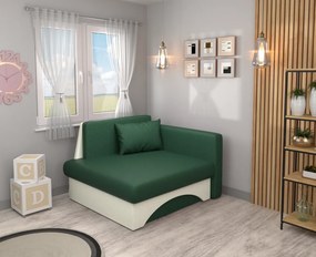 Fotoliu extensibil, verde/bej, KUBOŠ NEW UNI
