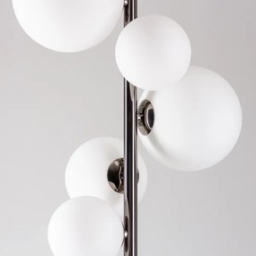 Brilagi - Lampadar LED MILLA 7xG9/3W/230V crom negru/alb
